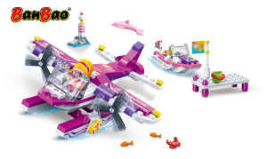 Banbao | Seaplane Building Blocks toys set For girl Kids 172 Pieces