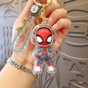 Gantungan Kunci Spiderman | Spiderman Keychain | Gantungan Kunci Marvel | Miles Morales Keychain | Cute Keychain | Karakter Kartun Spiderman Marvel - LND HOMEWARE
