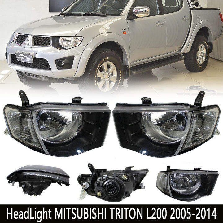 DEPO Right Side Front Headlight For Mitsubishi L200 B40 2.5TD Double Cab 2006-2009