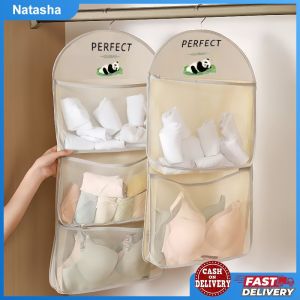 1pc Multi-layer Storage Mesh Bag Save Space Large Capacity Socks Storage Bags Wardrobe Hanging