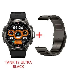 Ban Đầu Kospet T3 siêu thông minh Đồng Hồ Cho Nam Giới GPS 1.43 "Amoled 100M Không Thấm Nước Gồ Ghề Quân Sự cuộc gọi Bluetooth Câu Trả Lời/Quay Số Thiết bị theo dõi sức khỏe thể thao Huyết Áp/theo dõi giấc ngủ 60 Ngày Tuổi thọ Pin Đồng Hồ Cho Android