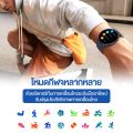Aolon GTR สมาร์ทวอทช์ smart watch กันน้ำ สมาร์ทโฟน เครื่องมือวัดอัตราการเต้นของหัวใจ สำหรับผู้ชาย กีฬา เฝ้าดูการนอนหลับ ออกซิเจนในเลือด นาฬิกาลูทูธ สำหรับผู้หญิง สำหรับ Android IOS สมาร์ทวอทช์. 