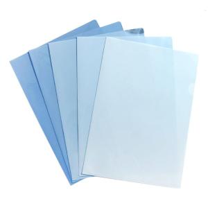 5Pcs 12x8.5Inch Letter Size File Folder Pocket Clear Water Resistant File Paper Sleeve Document Folder Hold 30 Sheets