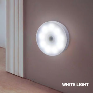 【✅SG stock】USB Charging Motion Sensor Night Light Staircase Corridor Automatic On/off Wireless Body Sensing Bedroom Bedside LED Night Light