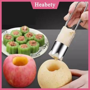Heabety Thép không gỉ trái cây lõi Remover Apple Lê Ớt chuông pitter extractor công cụ đa năng Rau lõi puller tiện ích nhà bếp