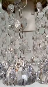 lampu hias kristal ruang tamu minimalis