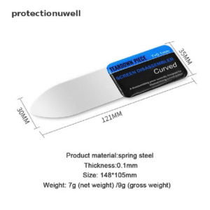 Metal Mobile Phone Screen Disassembly Pry Card Tools Curved LCD Screen Disassemble Pry Card Tool
