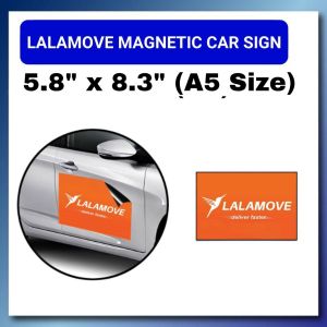 LalaMove Magnetic Car Sign / Sticker Car Sign Size