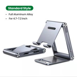 UGREEN Phone Stand Desk Adjustable Aluminum Mobile Tablet Holder Compatible for iPhone 16ProMax 14 13 12 Pro Max iPhone 11 X SE Samsung Note20 S24