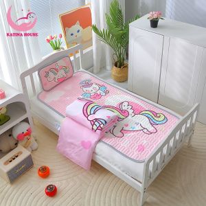 Combo chiếu điều hòa kèm mền cho bé chiếu dày dặn mềm mại thoáng mát họa tiết sắc nét dễ thương