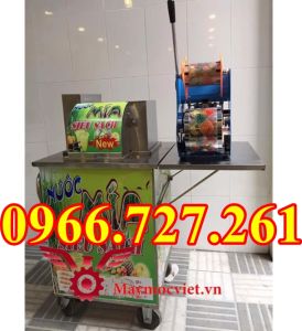Máy ép mía nữa bàn siêu nhỏ gọn cơ khí