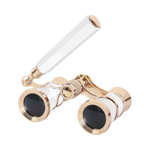 Vintage Opera Glasses Binocular Portable Telescopes for Theater Concerts Compact Metal Theater Viewing Mirrors Retro