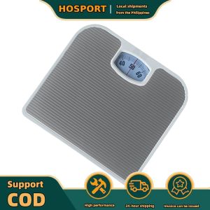 【HOSPORT】 Portable Mechanical Scale Non Slip Pad Body Weight Scales Mechanical Dial Bath Scale Weight Management Health Monitoring