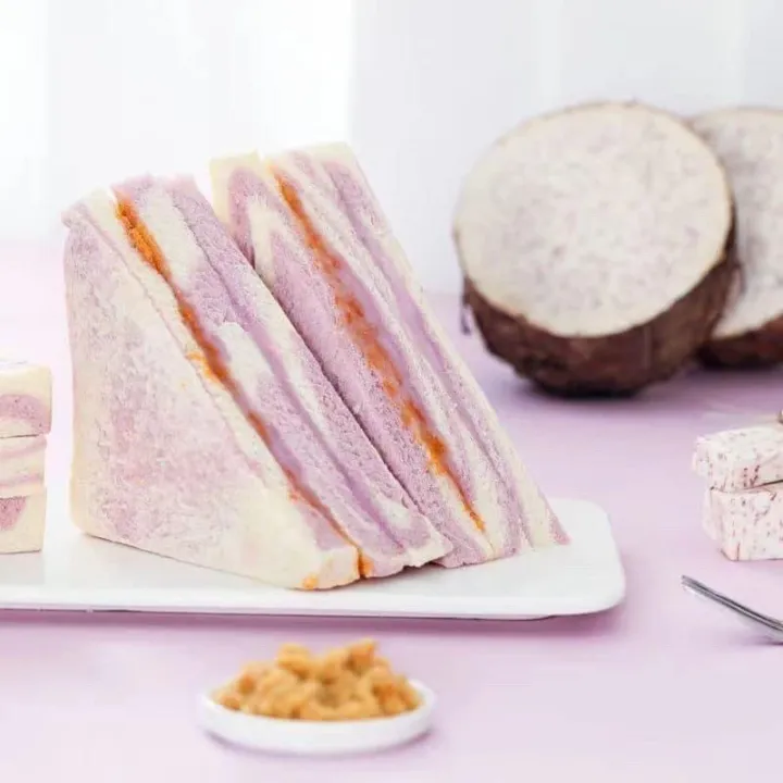 Bánh sandwich khoai môn nhân ruốc chà bông Bếp Của Mẹ ONICI 1 hộp 6 cái ...