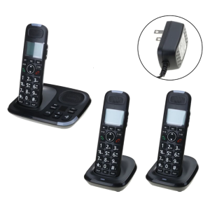DECT Cordless Phone Expandable With 2 Handsets Telephont For Multi Room Communication And Easy Installation