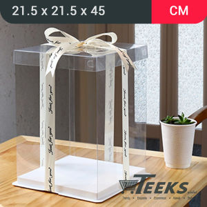 Gift Transparent Box & Cake Box Packaging 29-45cm Height