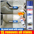 1S removes all stains Car Interior Cleaner [650ml] High capacity Foam Cleaner Spray For Car No need wash with water car cushion cleaner Turn white with one rub car seat Fabric cleaner car Leather Cleaner car dashboard cleaner car seat cleaner汽车泡沫清洁剂 洗车清洁剂. 