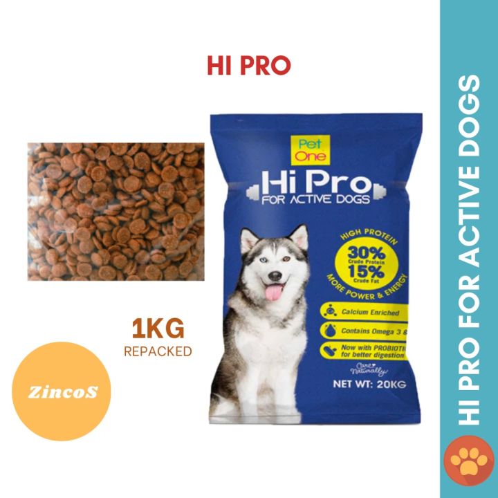 Pet One Hi Pro High Protein for Active Dogs Repack Lazada PH