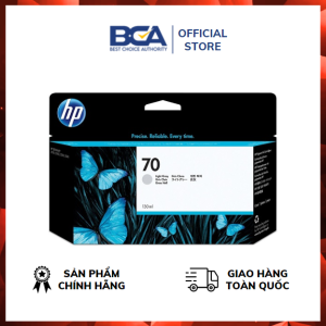 Mực In Phun HP 70 130-ml Light Gray DesignJet Ink Cartridge (C9451A) - Hàng chính hãng