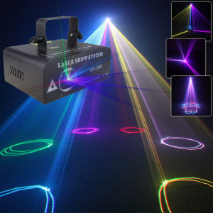 ESHINY Animation RGB Laser Lines Beam Stage Light Pattern Projector Scans DMX512 Sound DJ Dance Bar Holiday Party Christmas Effect Lighting System Show X2
