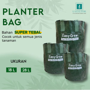 Planter Bag EASY GROW Product Planterbag 18 - 28 Liter Bahan Tebal