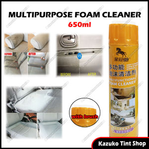 💦 Multipurpose Foam Car House Use Foam Cleaner 650ml FOR Interior Car Seats Dashboard Leather Seat Sofa Shoes Kitchen Furniture Car Boot Laptop Car Wash Car Care DIY DEEP CLEAN Ready Stock Pembersih Buih Kereta Serba Guna 多功能泡沫清洗