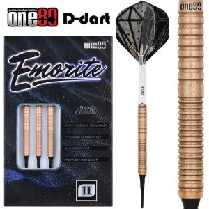 ONE80 SOFT TIP DART - 20G Emorite-02 VHD 90% TUNGSTEN SOFT DARTS (ARROW DART LEMBUT)