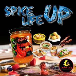 Chấm Cay Tương Ớt Xay Singapore - Sốt nước chấm đóng chai 330ML