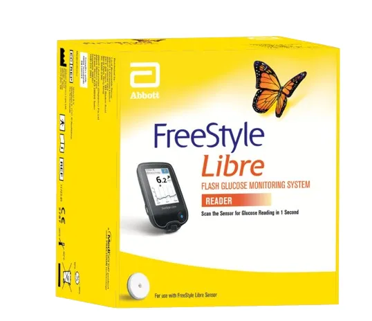 Freestyle Libre Reader - Monitors blood glucose without pricking ...