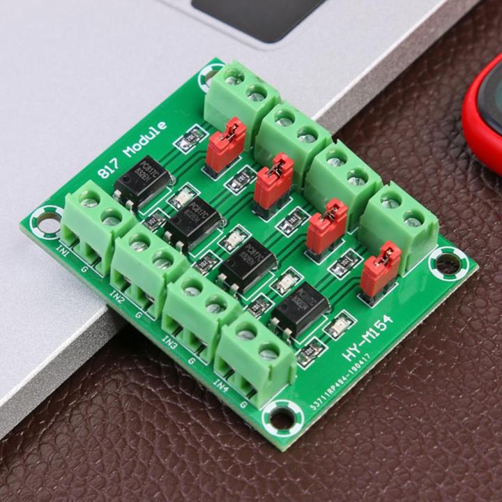 PC817 4 Channel Optocoupler Isolated Board Voltage Converter Adapter ...