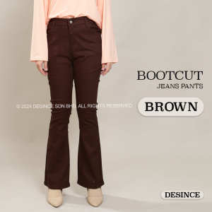 🇲🇾 DESINCE Women Jeans Bootcut Woman Flared Long Jeans Black Pants Seluar Panjang Perempuan Seluar Denim Wanita WP 014