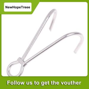 NewHopeTreee ตะขอคู่สำหรับดำน้ำที่ทำจากโลหะอุปกรณ์ฮาร์ดแวร์อุปกรณ์สำหรับดำน้ำแบบดริฟท์ตกปลาเรือคายัคเรือแคนู