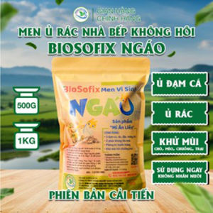 Men vi sinh hữu cơ KMU Ngáo xử lí mùi hôi rác thải giải pháp hoàn hảo cho gia đình và môi trường. Tiết kiệm nhanh chóng hiệu quả..