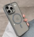 MAGSAFE !! CLEAR CASE Warna TITANIUM NATURAL iPhone 15 Pro Max ProMax 15+ Plus Drop Military (Anti KUNING) Case Ori HardCase Belakang Casing Acrylic Soft Silicone Samping Silikon Bening Kondom Hard 5G OMLED Transparent SPIGEN Mag Safe Galaxy ORI ABU Abu. 