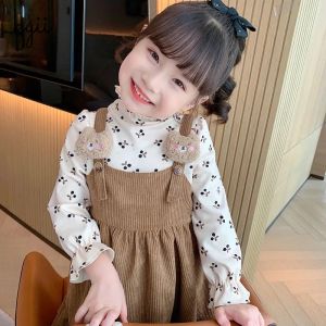 kyiibaby Girls fall suit new style spring and autumn baby belt skirt two sets kybb155
