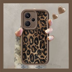 Phone Case OPPO A3 A3X Elegant Fashion Retro Leopard Print Soft Casing with Lanyard Lens Protection Shockproof Silicone Back Cover 2024