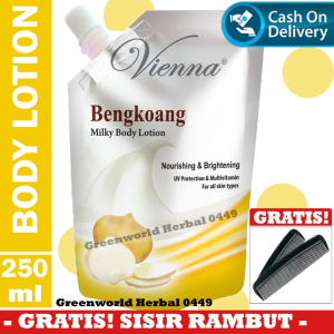 Vienna Body Lotion Pemutih Badan 250 ml Original BPOM Handbody Mencerahkan Kulit Body Lotion Susu Kambing