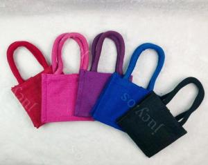 Fancy Mini Jute Bag Small Foodie Tupperware Bag Easy To Carry Bag Beg Tangan Wanita