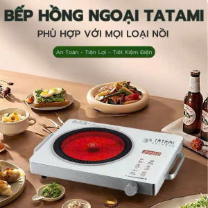 [BÁN CHẠY] Bếp Từ Bếp Hồng Ngoại TATAMI Đa Năng 3500W Mặt Kính Cảm Ứng Chịu Lực Có Chức Năng Hẹn Giờ Bảo Hành 12 Tháng