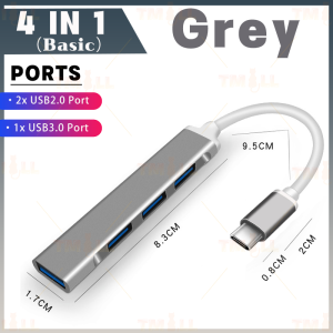 ✅[SG Ready Stock] 3/4/6/8 in 1 USB Type C Hub Adapter for Computer Laptop
