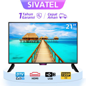 Sivatel TV LED Digital 27inch HD Ready Televisi Murah Promo-Support USB HDMI VGA AV
