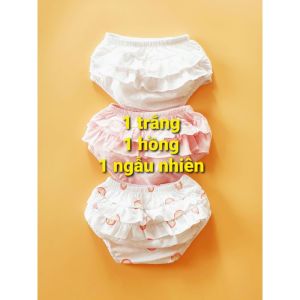 Set 3 quần chip mặc váy siêu xinh hiệu Bunny cho bé 3-12kg