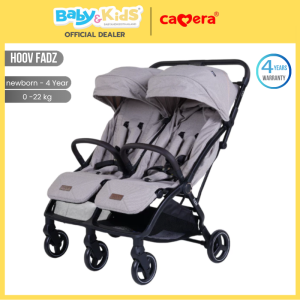 🎈รถเข็นเด็กแฝด twin stroller 🎈Camera Hoov Fadz รถเข็นเด็ก รถเข็นเด็กแฝด รถเข็นคู่แฝด รถเข็นพี่น้อง พับได้เล็กมาก ศูนย์ไทย