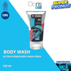 PROMO TERMURAh Clorismen x Dochi Sadega Action Power Body Wash - Segar bersih & lebih Percaya Diri
