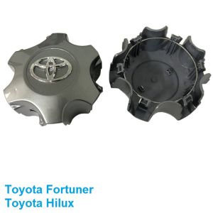 Logo chụp mâm ốp lazang bánh xe ô tô Toyota Fortuner và Toyota Hilux chất liệu nhựa ABS cao cấp mã hàng TY-139