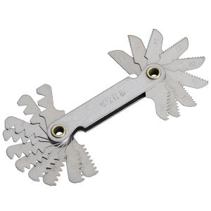 PENGUKUR BULIR BAUT Drat - Mal Ulir / Mal Drat / Thread Screw Pitch Gauge 60 DERAJAT