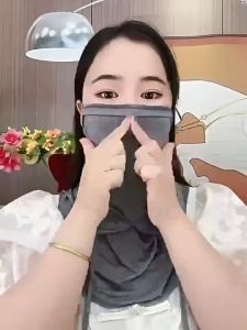 3-in-1 Ice Silk Sunscreen Cap UV Protection Hood Outdoor Mask Sun Full Face Protection Breathability COD