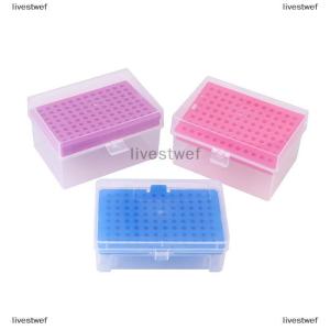 [COD] livestwef 10ul 200ul 1ml 5ml 10ml Plastic Laboratory Pipettor Tip Box For Experiment Pipette Tip Holder Box Micropipette Plastic Box