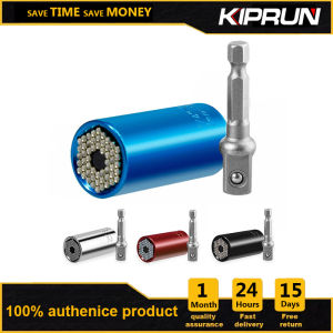 KIPRUN Cờ Lê Mô-men Xoắn Thông Dụng Tay Cầm Cờ Lê Tay Cầm Ổ Cắm Bánh Cóc Đa Năng Cờ Lê Trục Bánh Cóc Khoan Điện 7-19Mm Key Adapter Dụng Cụ Cầm Tay