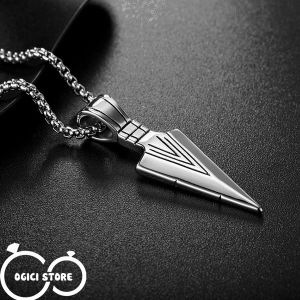 Dây chuyền nam thời trang Vòng cổ mặt hình mũi giáo cá tính